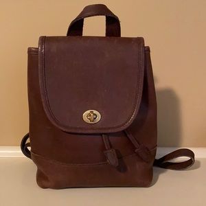 Coach retro mini backpack
